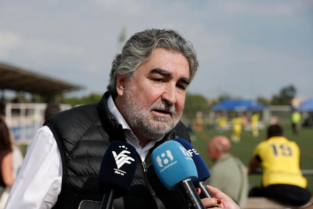 El presidente del Consejo Superior de Deportes, José Manuel Rodríguez Uribes, en declaraciones a EFE en la segunda edición del torneo de fútbol 8 Tornem!…