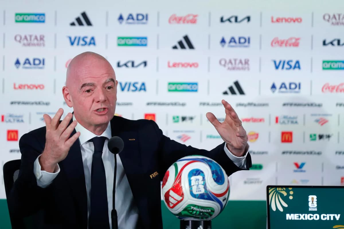 Gianni Infantino, presidente de la FIFA, durante un acto oficial en una imagen de archivo.