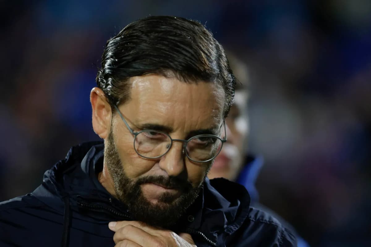 José Bordalás, entrenador del Getafe, prepara el duelo europeo ante el Lugano en el Coliseum.