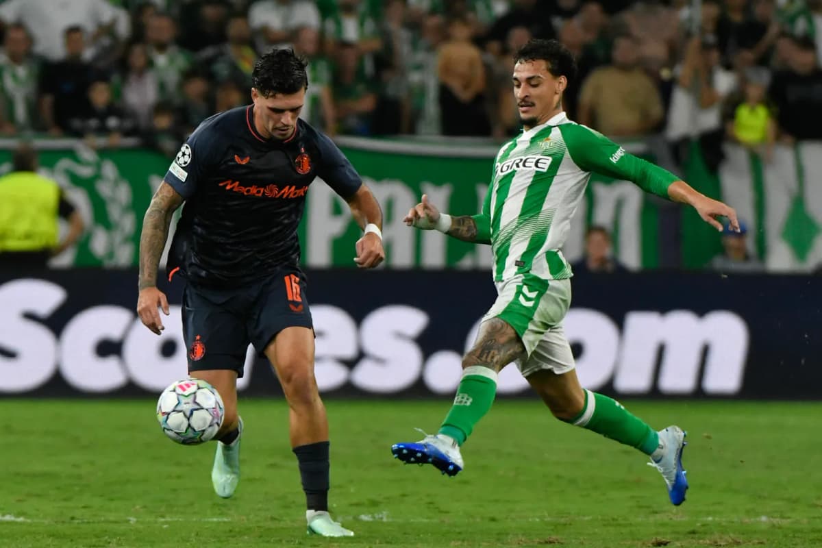 El brasileño Antony, extremo del Betis, durante un partido disputado en octubre, en una imagen de archivo.
