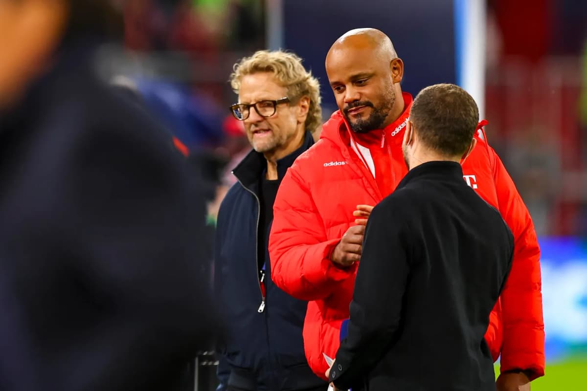 El entrenador del Bayern Vincent Kompany en Múnich, Alemania.