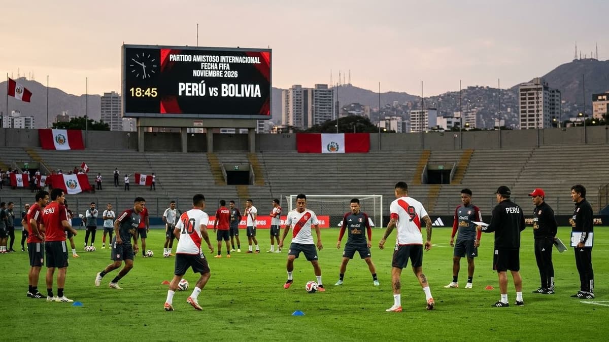 La selección de Perú se prepara para disputar un amistoso internacional contra Bolivia en noviembre, durante la fecha FIFA.