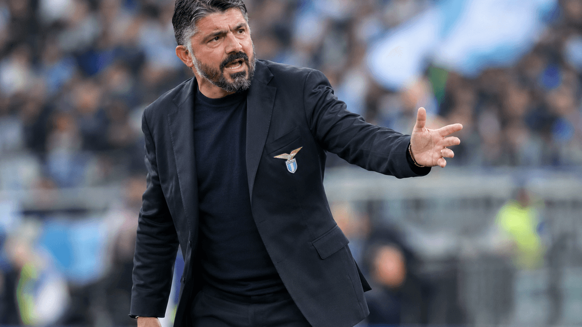 El italiano Gennaro Gattuso, entrenador del Lazio, durante un partido de la Serie A, en una posible imagen de portada.