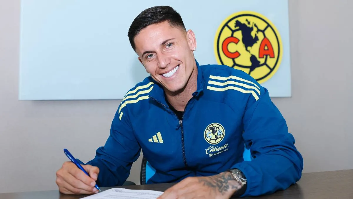 Brian Rodríguez con el América de México