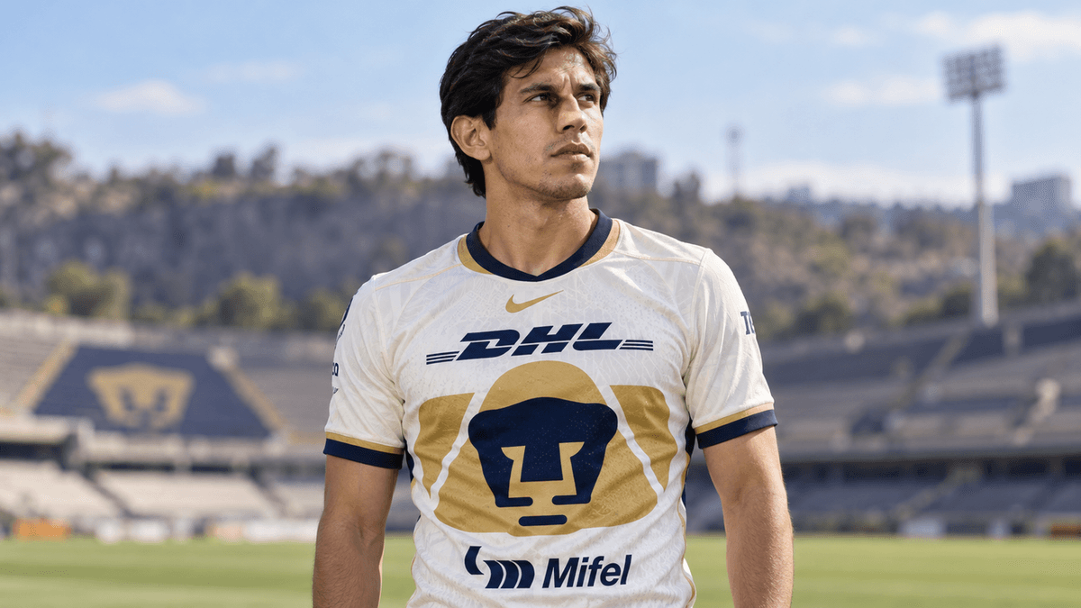 El delantero mexicano José Juan Macías, futbolista de Pumas y protagonista del debate sobre los extranjeros en la Liga MX.