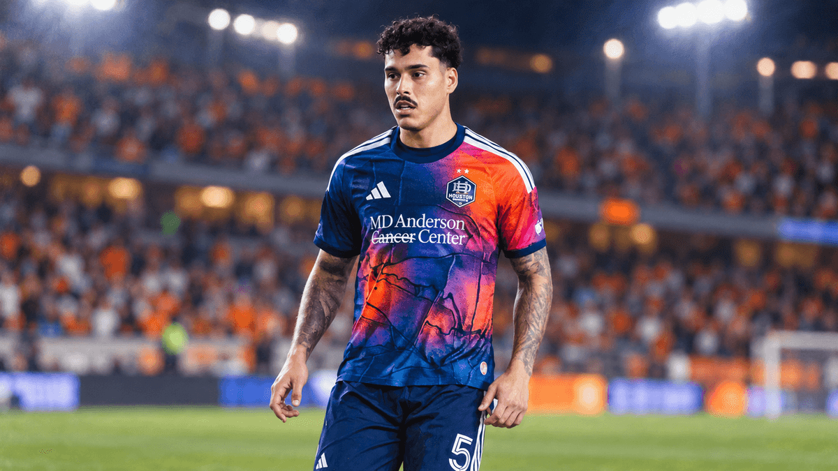 Ilustración del brasileño Lucas Halter protagonista del récord de goleadores de la MLS.