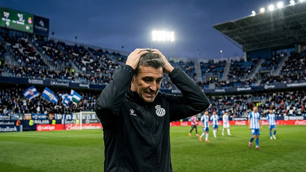 Manolo González, entrenador del Espanyol, durante un partido de fútbol, en una imagen sugerida para ilustrar sus declaraciones tras el empate ante el Málaga.