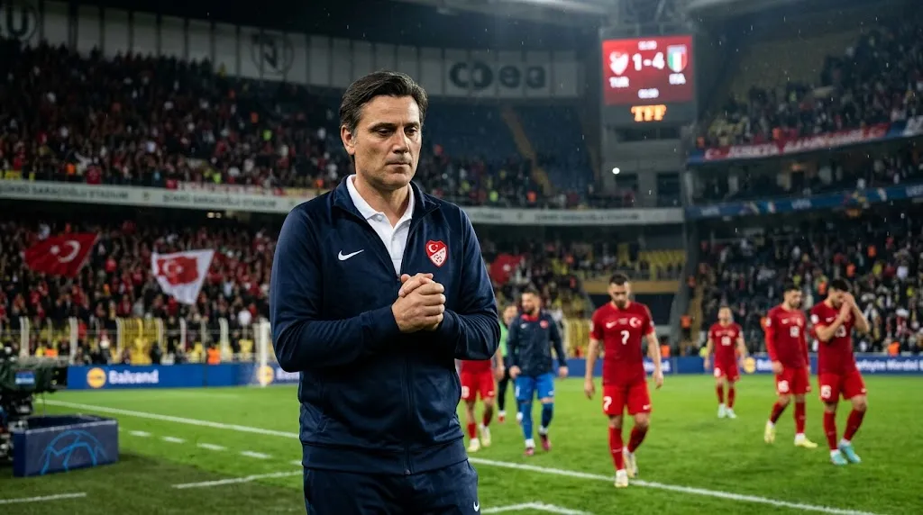 Vincenzo Montella durante su etapa como seleccionador de Turquía, antes de su destitución tras una racha de cuatro derrotas consecutivas.