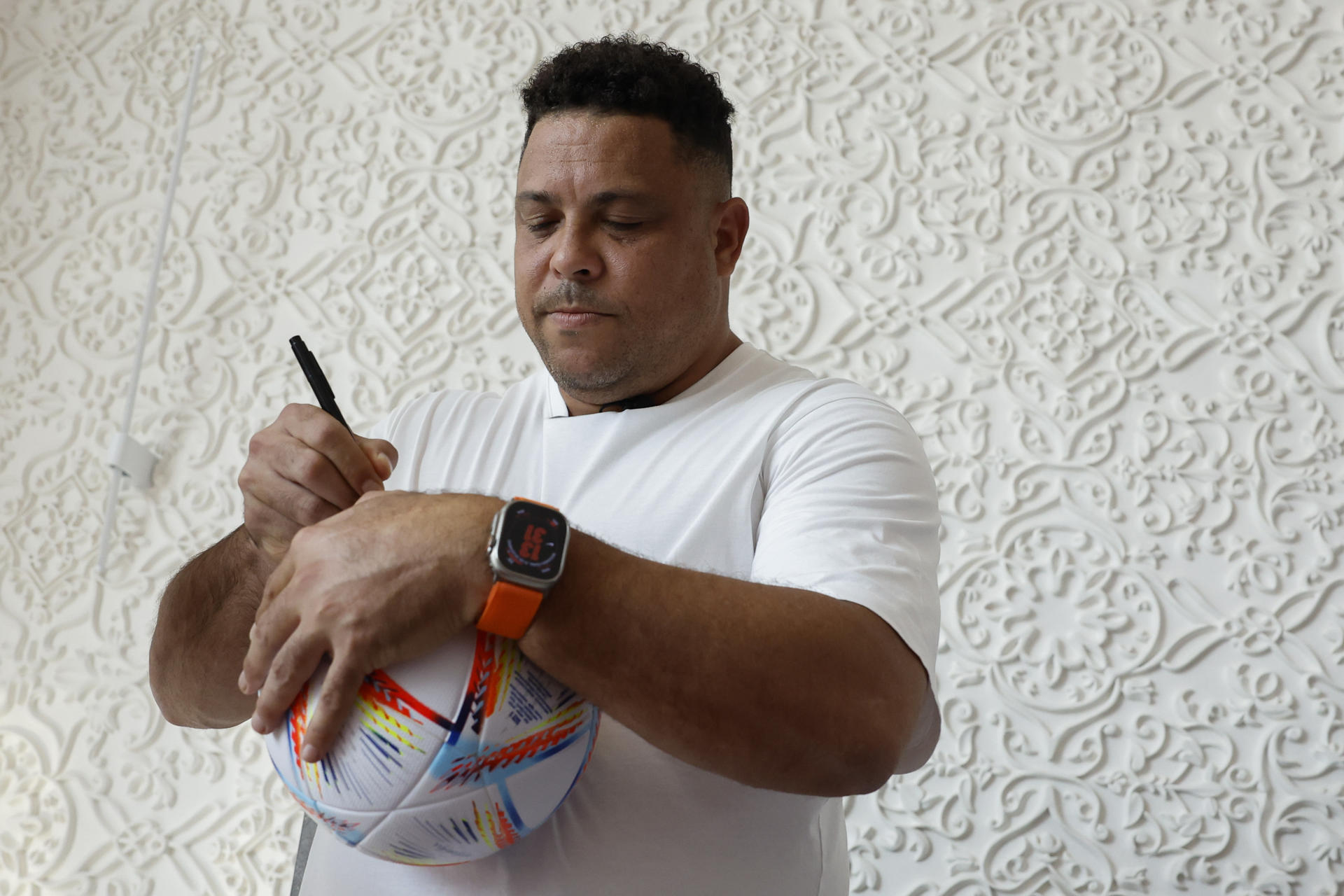 Ronaldo Nazario, leyenda del fútbol brasileño, imagen de archivo. EFE/JuanJo Martín