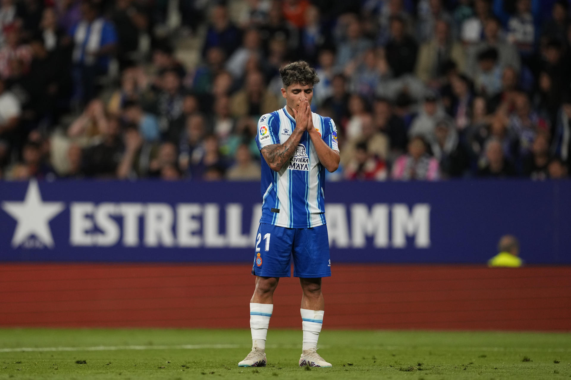 El centrocampista del Espanyol, Nicolás Melamed, en una foto de archivo. EFE / Alejandro García.