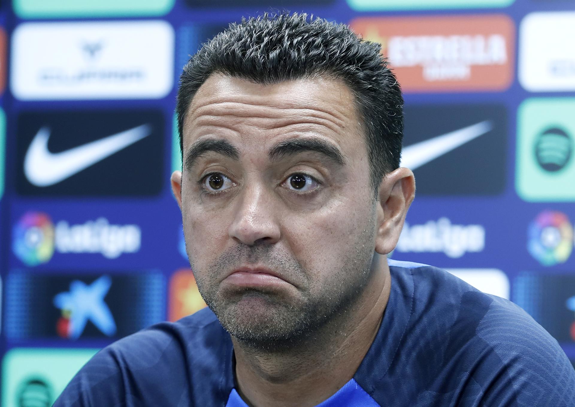 El entrenador del FC Barcelona, Xavi Hernández en una foto de archivo. EFE/ Andreu Dalmau