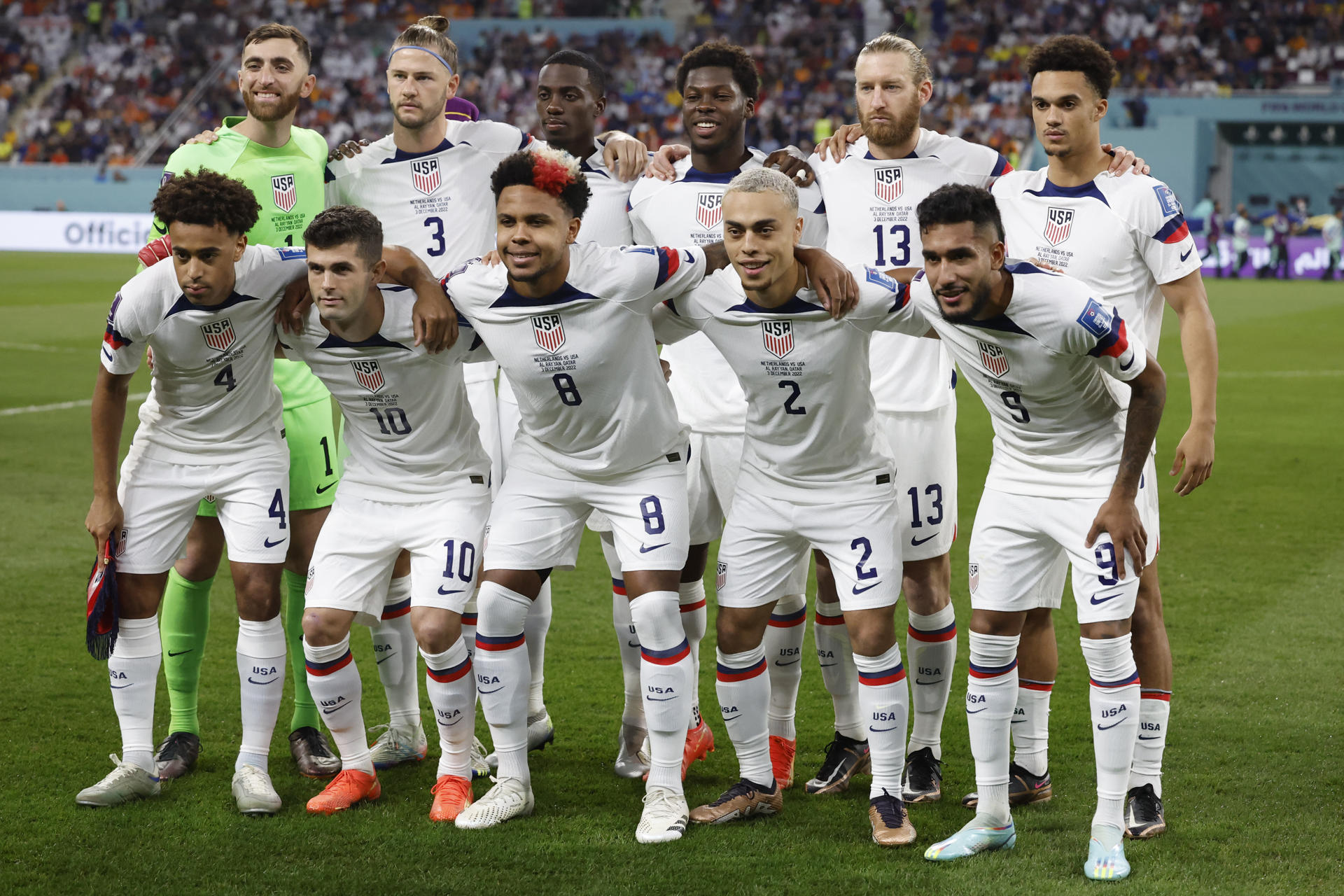 Jugadores de Estados Unidos, en una fotografía de archivo. EFE/Esteban Biba