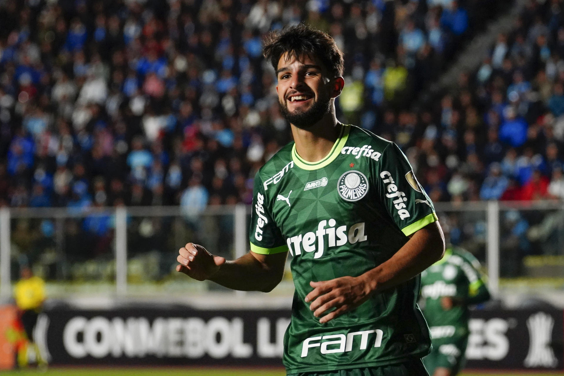 alt Un gol del argentino 'Flaco' López le da la victoria al Palmeiras en Brasil
