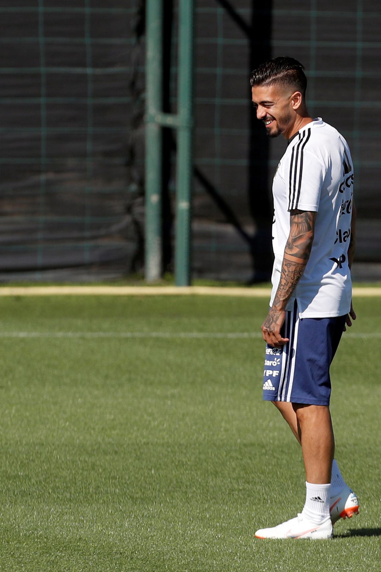 El centrocampista argentino Manuel Lanzini, en una fotografía de archivo. EFE/Alejandro García