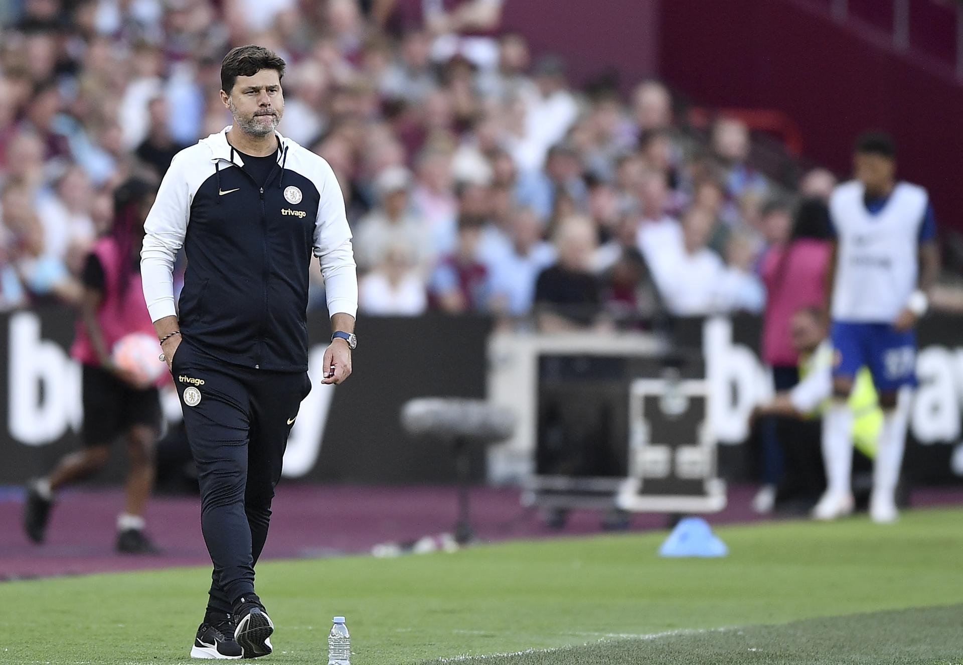 Mauricio Pochettino, durante el partido del pasado domingo contra el West Ham. EFE/EPA/VINCE MIGNOTT. 