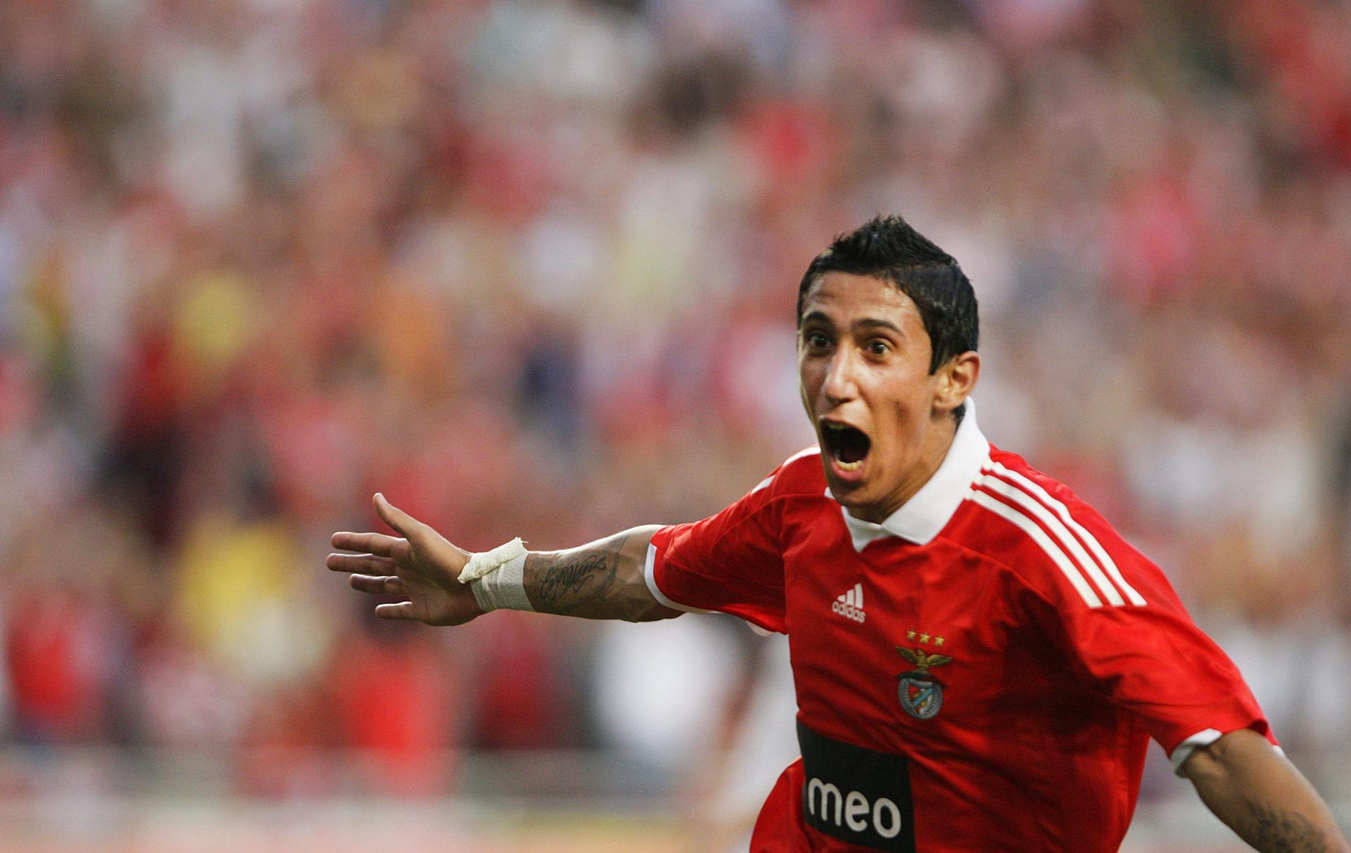 alt 2-0 El Benfica vence al Oporto y gana la Supercopa lusa impulsado por Di María