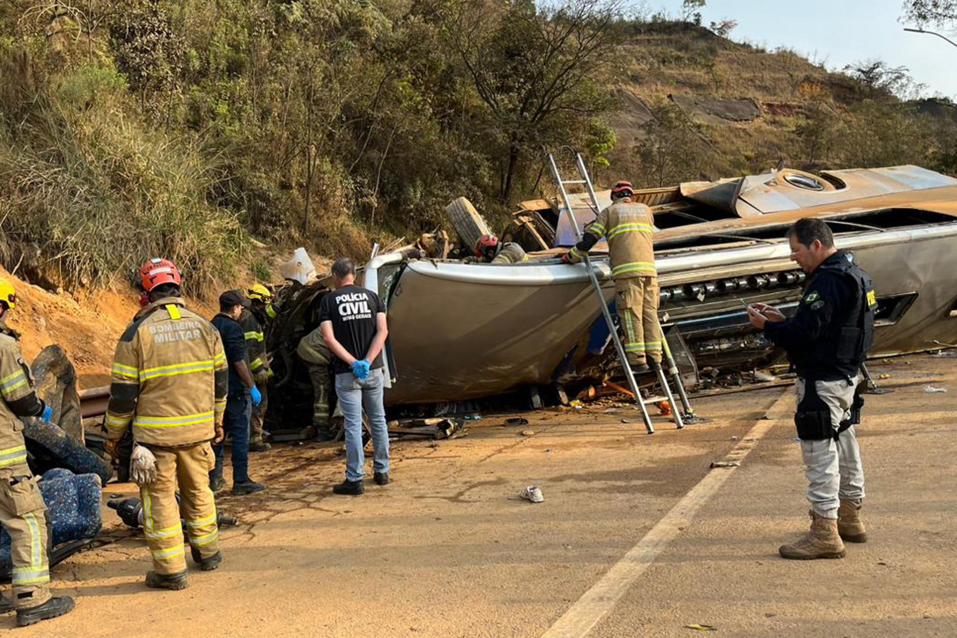 alt Al menos siete hinchas del Corinthians mueren en accidente de tránsito en Brasil