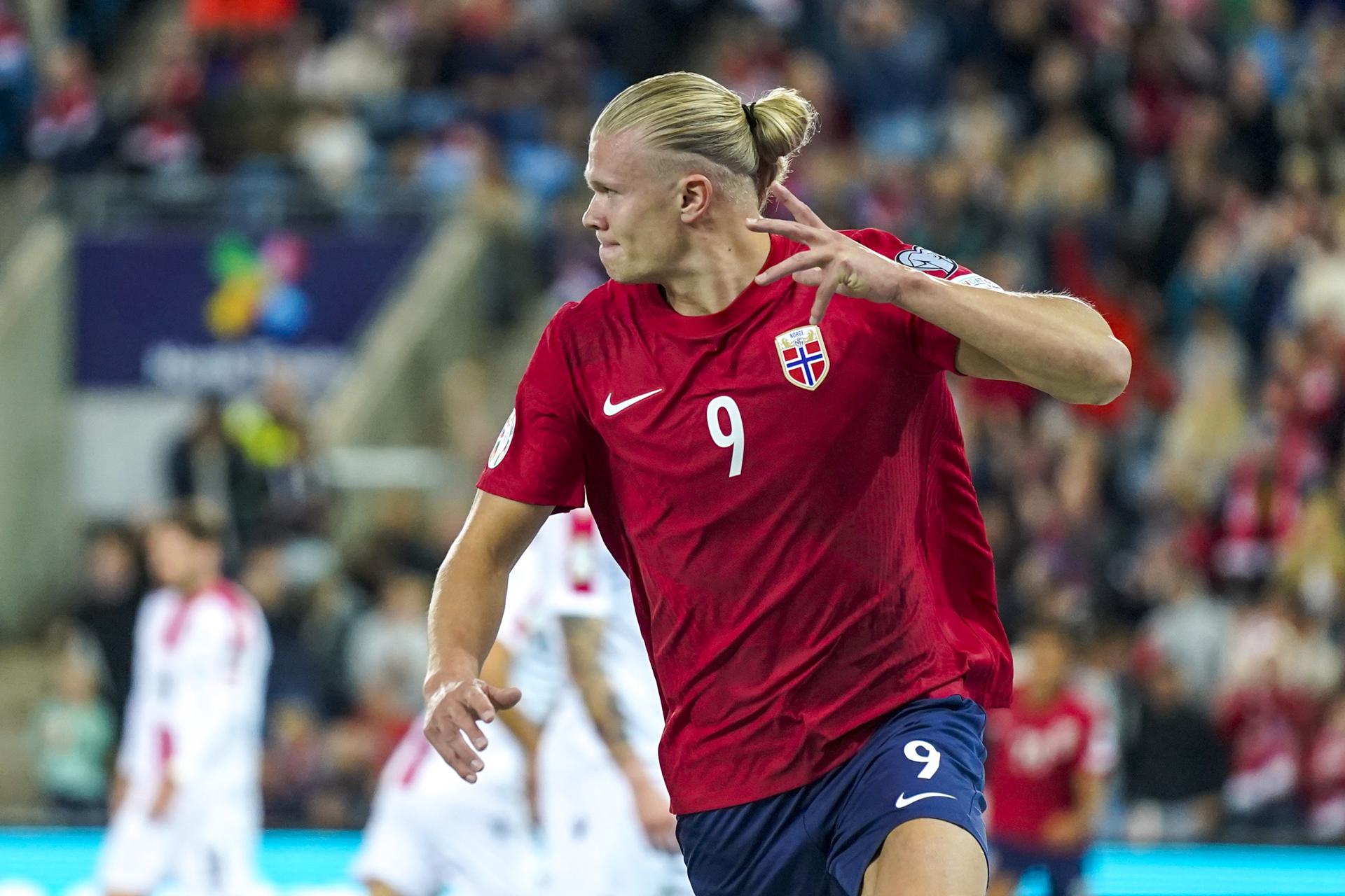 alt 0-4. Nusa y Haaland lideran un triunfo obligado para Noruega