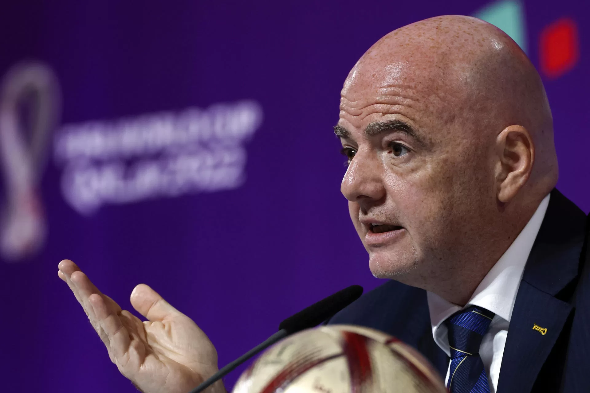 alt Infantino: "No podemos permitir que cualquier abuso menoscabe los valores del fútbol"