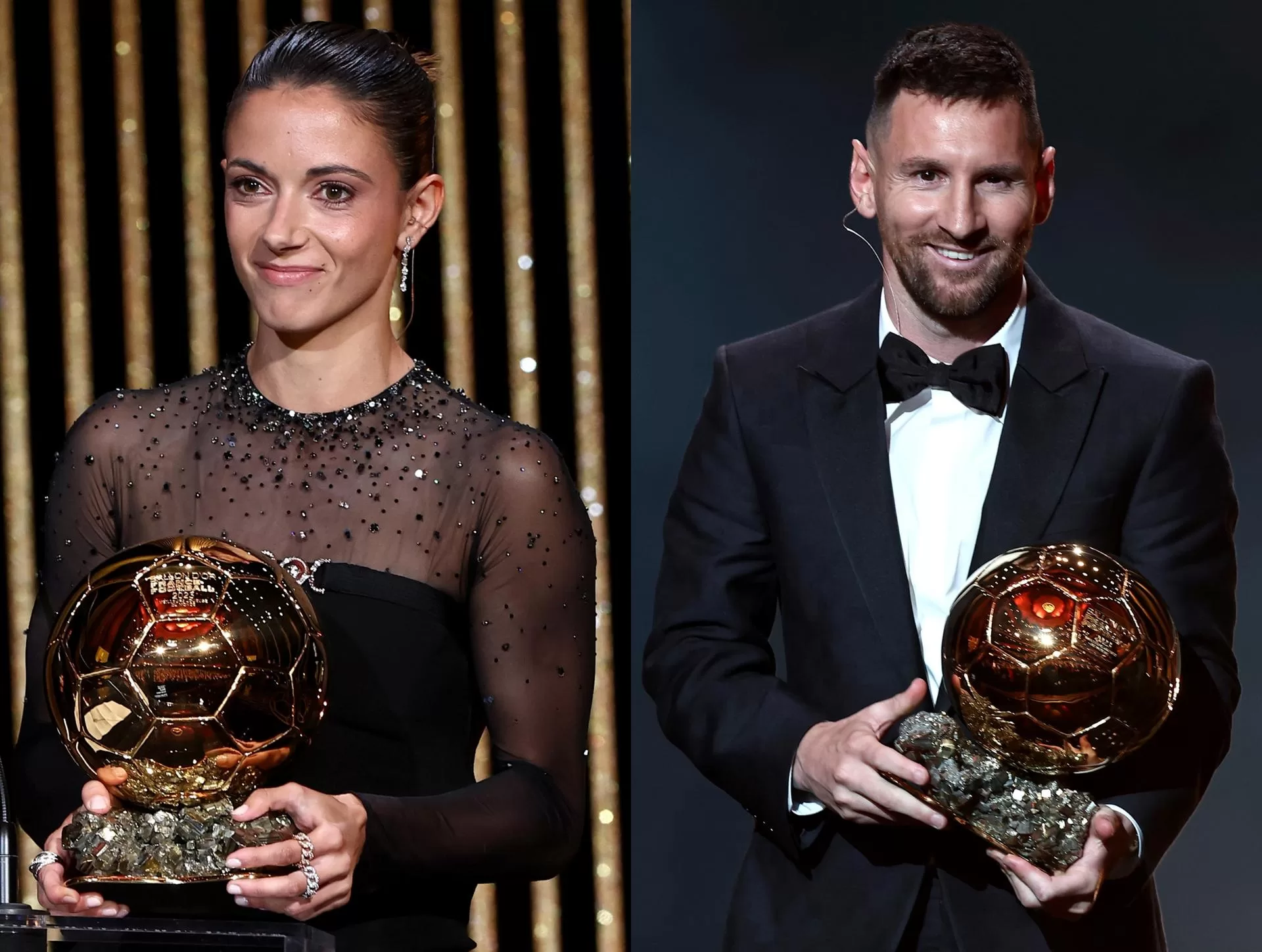 alt Argentino Messi y española Bonmatí, de lujo en París