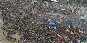 alt Una masiva afición de Boca se declara "local" en una Copacabana sin incidentes