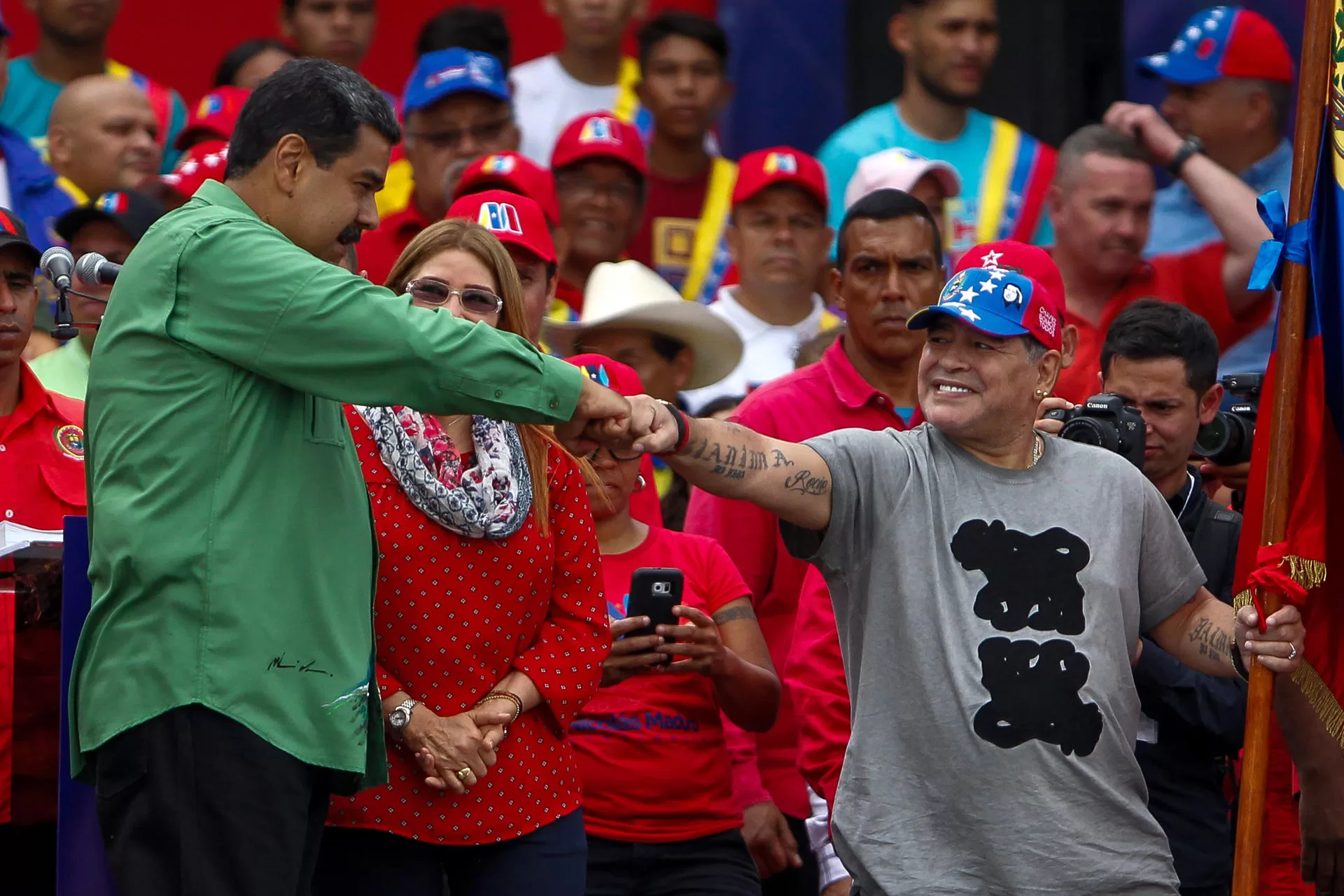alt Maduro recuerda la última visita a Venezuela de Diego Maradona, un "amigo inquebrantable"