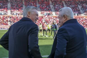 altJavier Aguirre: "El Girona es un ejemplo para muchos de nosotros"