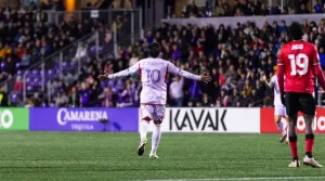 alt Facundo Torres marcó doblete en la idea ante Cavalry en la primera ronda de la Concachampions
