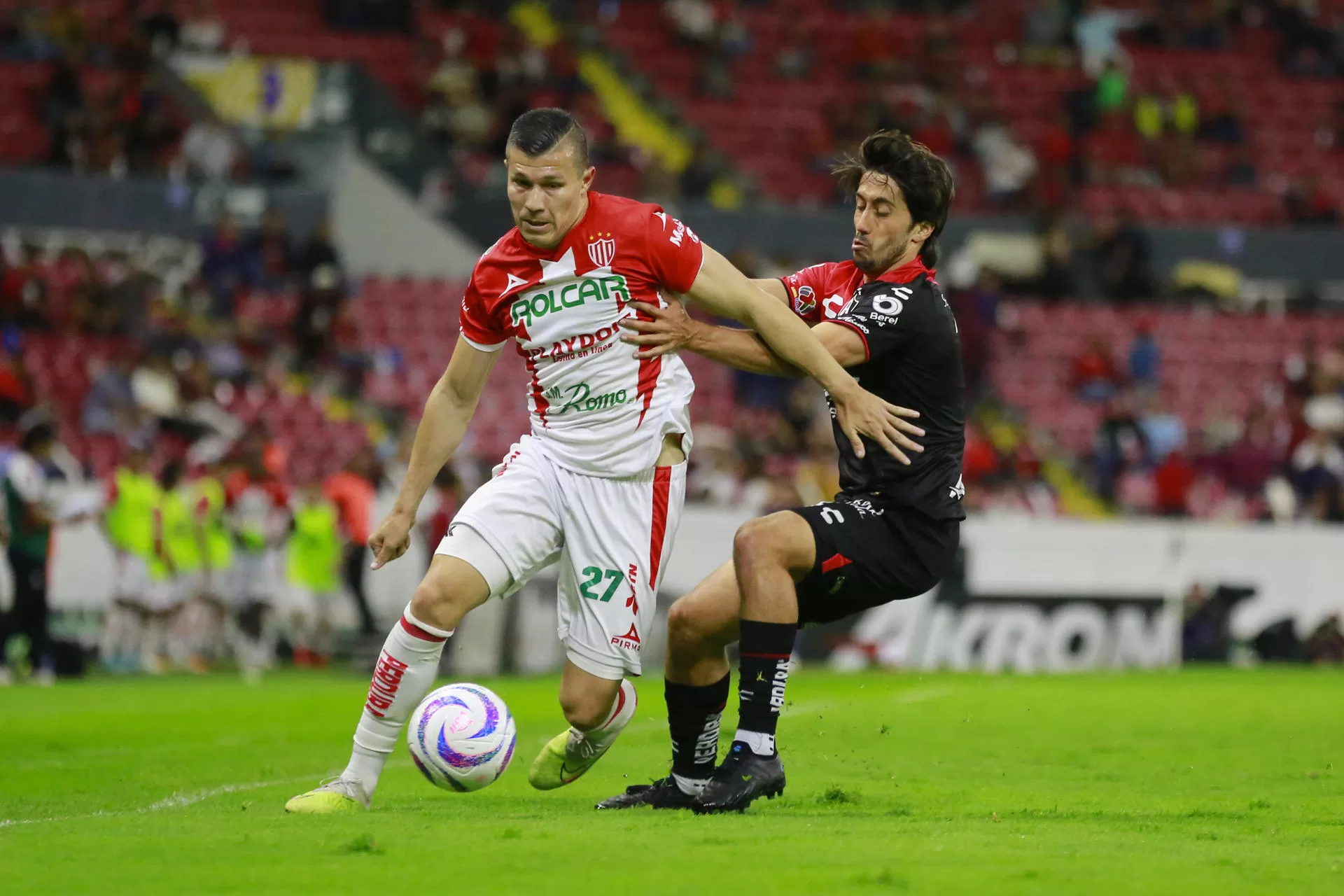 alt El argentino Paradela le da triunfo al Necaxa en el estadio del Tijuana