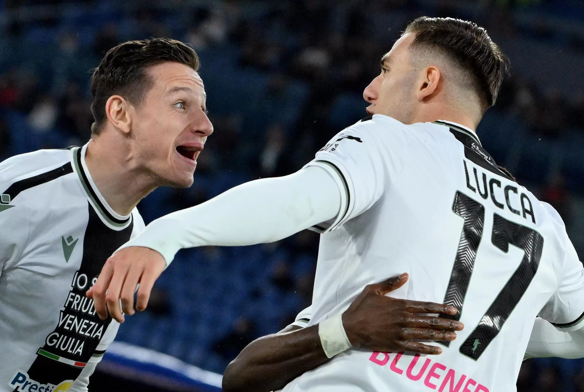 Lorenzo Lucca (d). EFE/EPA/ETTORE FERRARI 