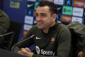 alt Xavi: "El de mañana es un partido muy trascendente para seguir luchando por la Liga"