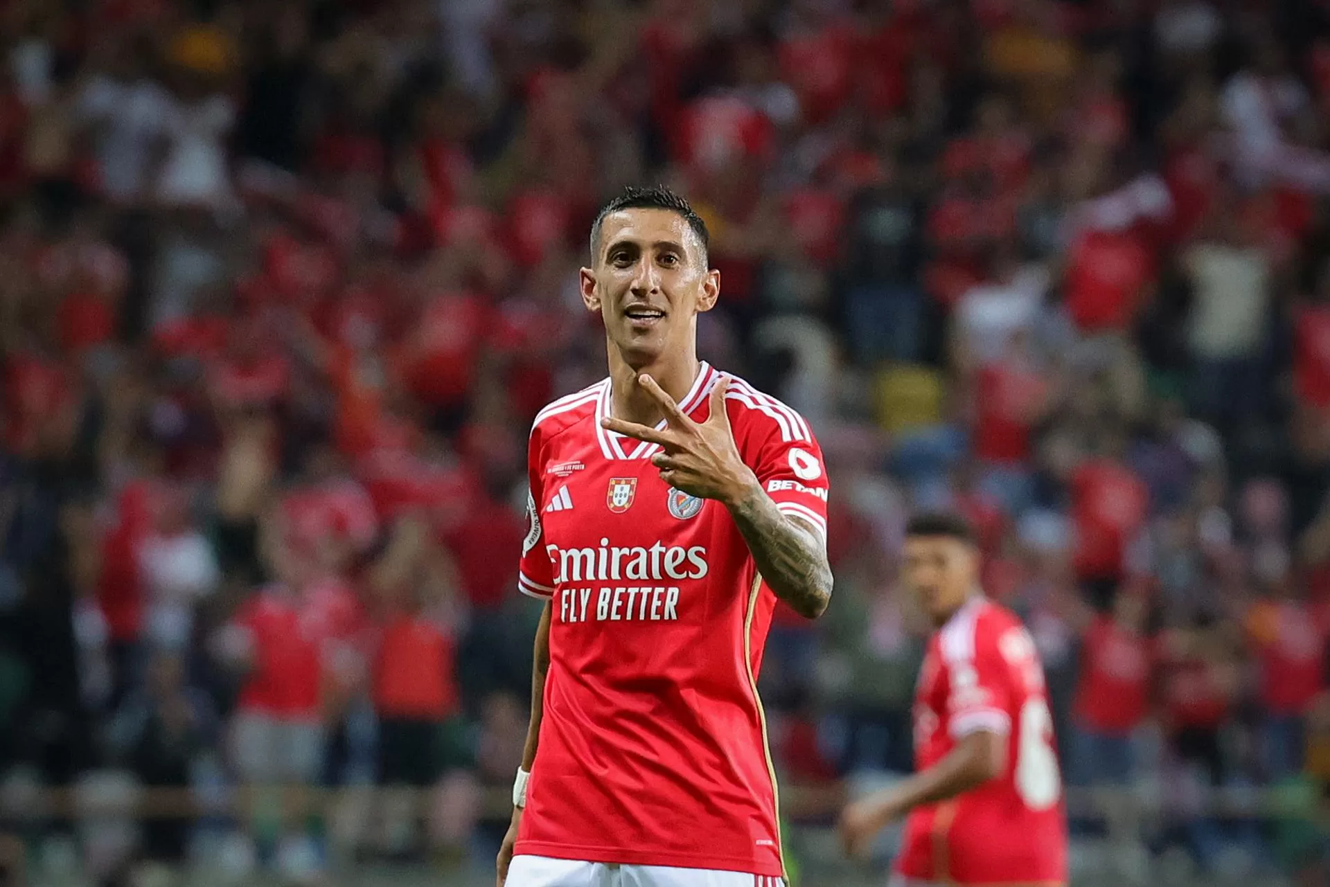El argentino Angel Di María del Benfica, en una fotografía de archivo. EFE/Estela Silva 