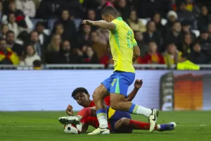 alt Lamine Yamal, la presentación mundial del juvenil del Barça en el Bernabéu