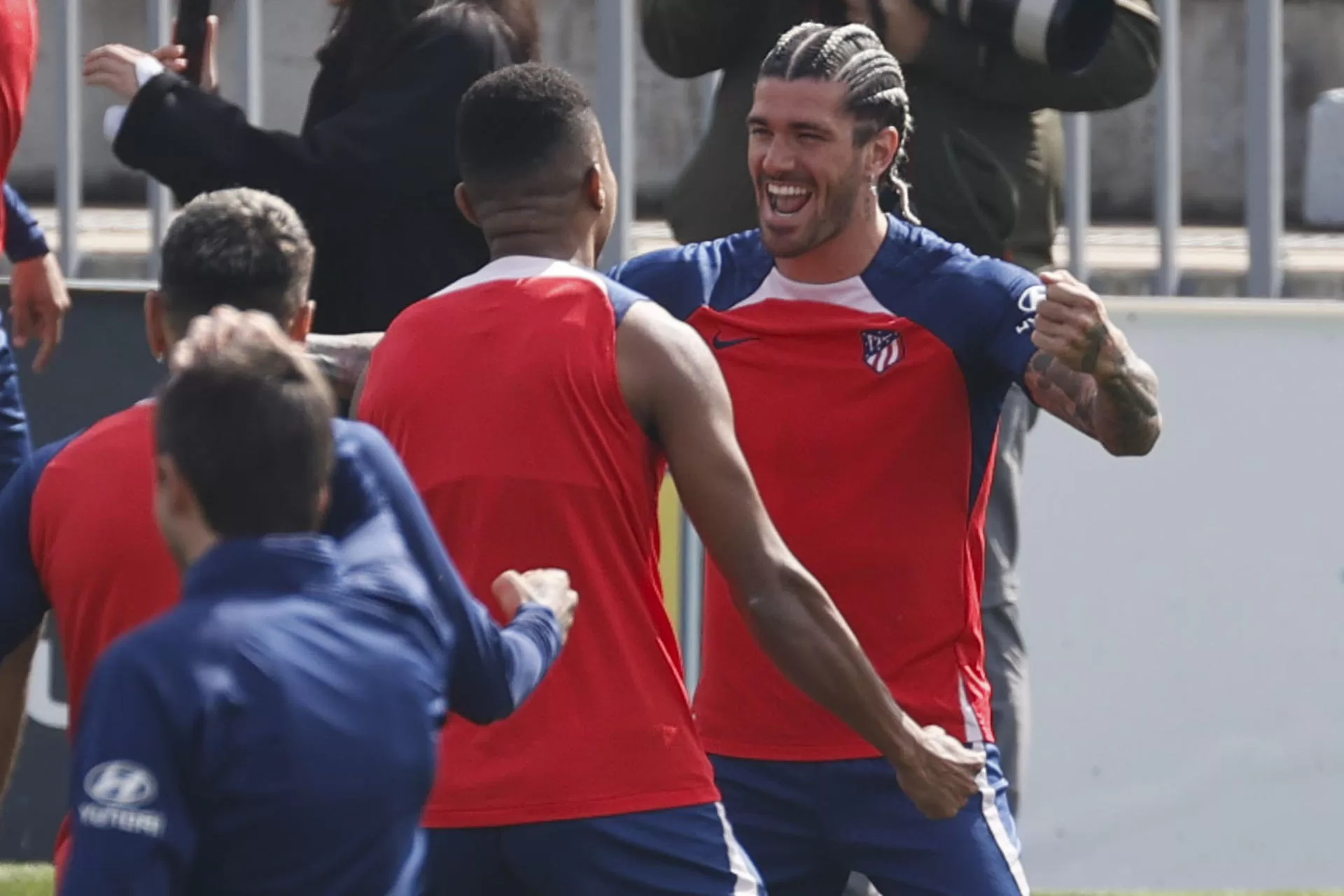 De Paul, en un momento del entrenamiento.- EFE/ Fernando Alvarado