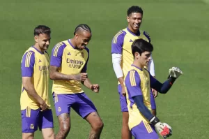 alt Ancelotti no descarta a los brasileños Rodrygo y Militao "físicamente bien" para jugar