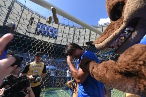 alt El boliviano Martins se despide del fútbol con una vuelta olímpica al estadio Mineirao