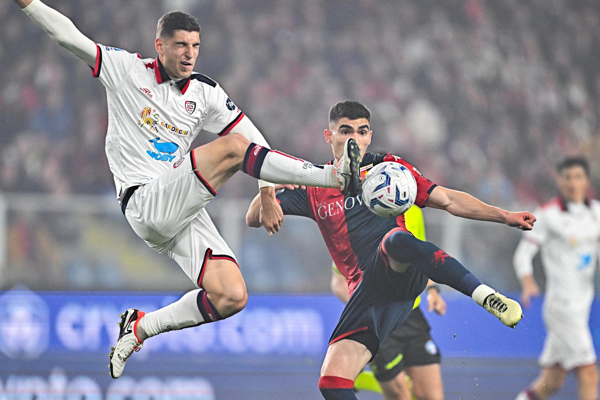 alt 3-0. El mexicano Johan Vásquez asiste en la goleada del Génova al Cagliari