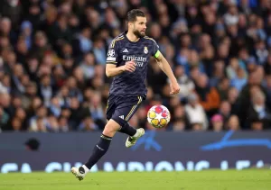 Nacho Fernández, capitán del Real Madrid, durante el partido de la UEFA Champions League que han jugado Manchester City y Real Madrid en Manchester, Reino Unido. EFE/EPA/PETER POWELL