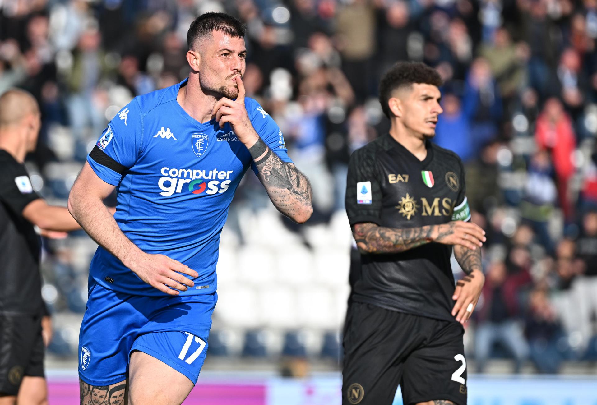 alt 1-0. El Nápoles agrava su drama ante el Empoli