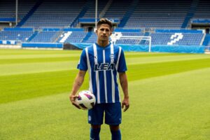 alt El argentino Giuliano Simeone: Sería algo increíble y especial poder jugar contra el Atlético de Madrid