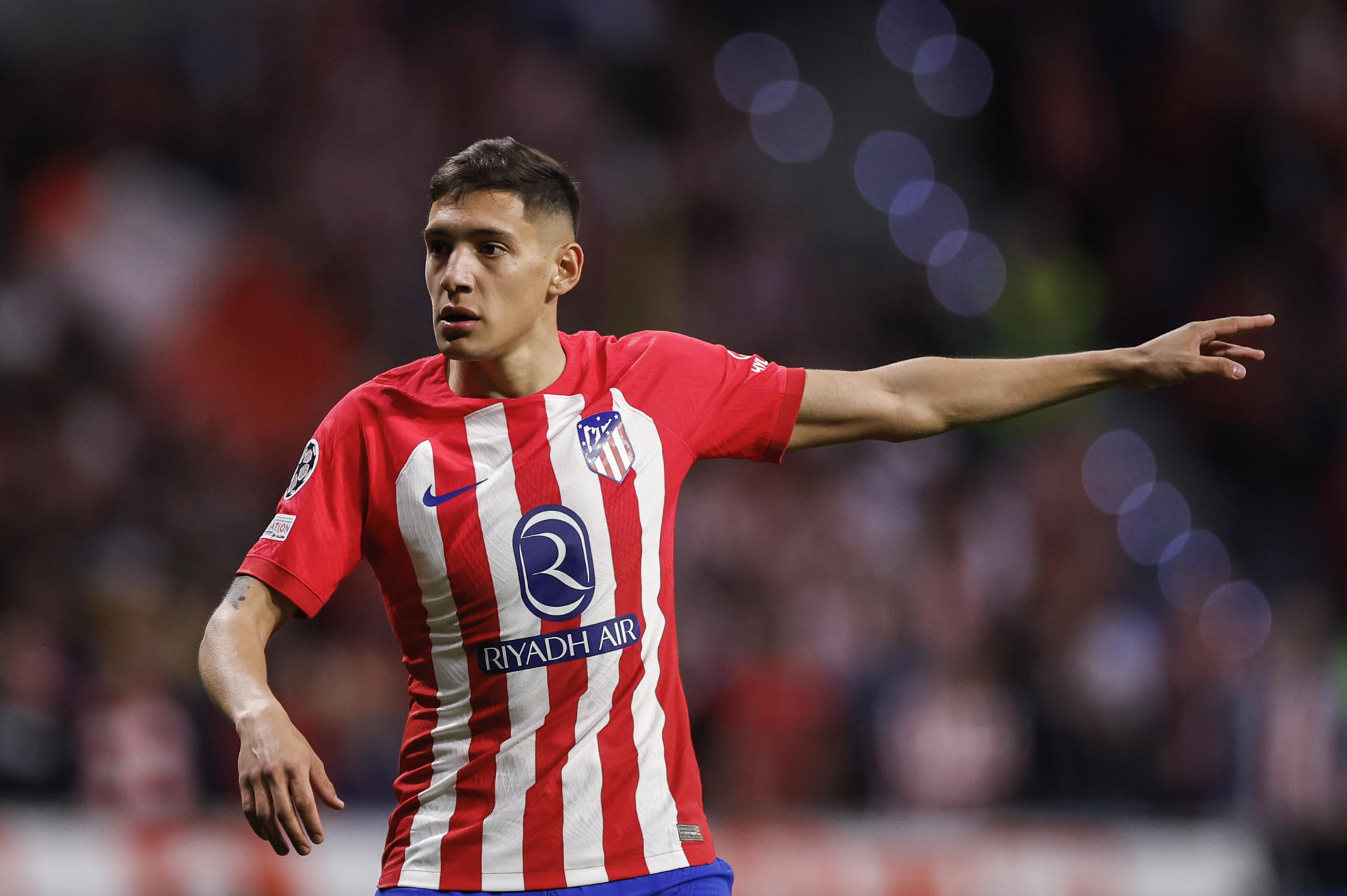 El argentino Nahuel Molina sufre una lesión en el muslo izquierdo