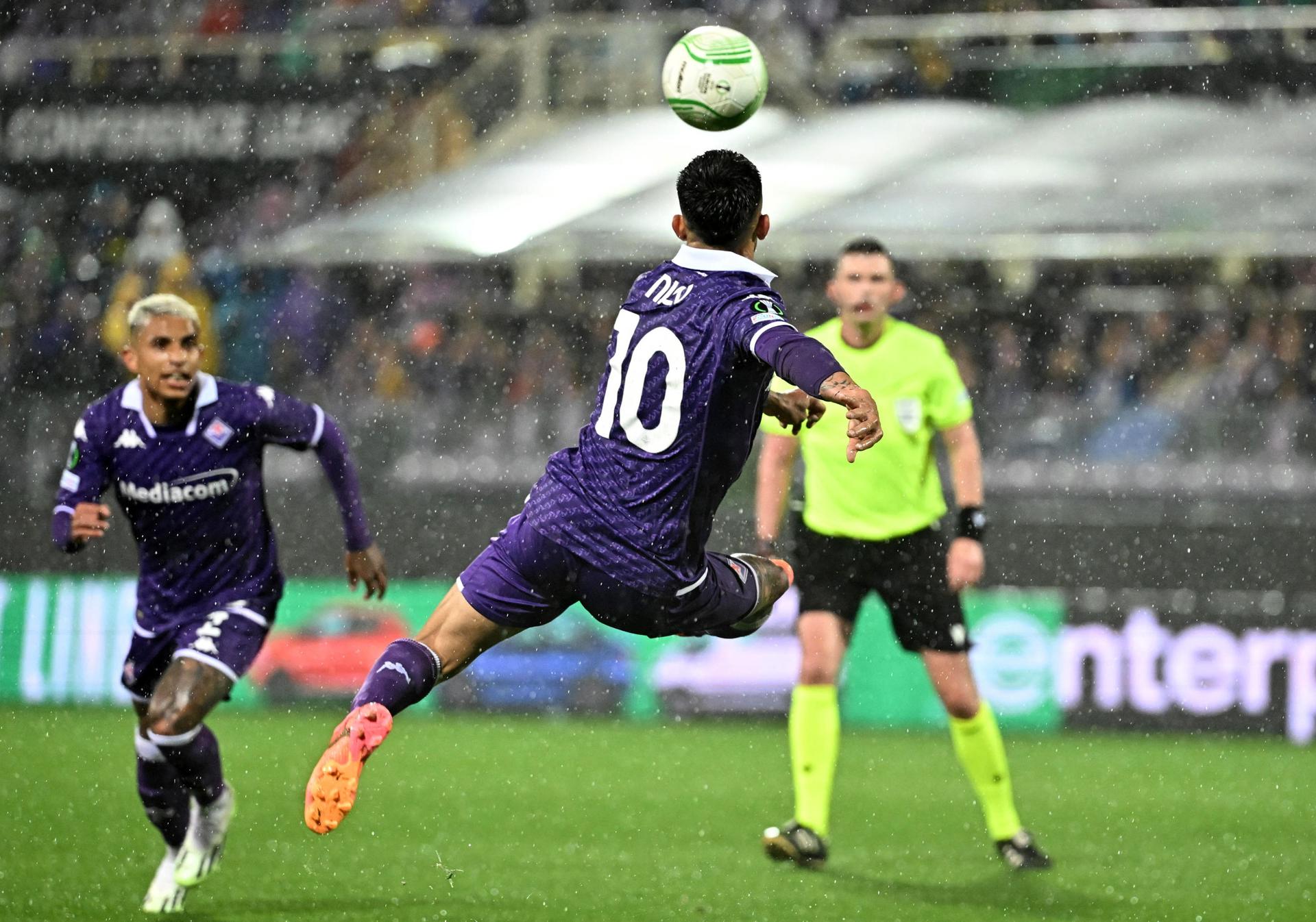 Nico Gonzalez, en una acción del partido. EFE/EPA/CLAUDIO GIOVANNINI