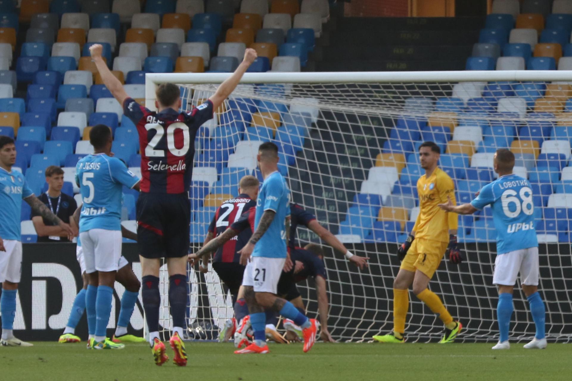 alt 0-2. El Bolonia maltrata al Nápoles