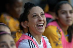 alt La española Jennifer Hermoso y la colombiana Catalina Usme plantean un pulso paralelo en la cita de Tigres y Pachuca