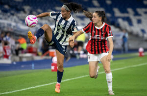 alt El AC Milán femenino golea por 0-4 al campeón Monterrey de México en partido amistoso