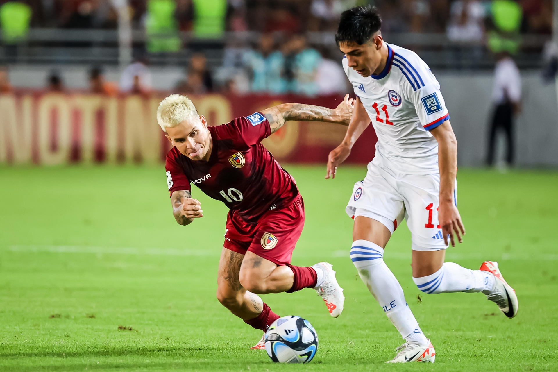 alt La Vinotinto da descanso a Soteldo y sale con Bello y Machís junto a Rondón