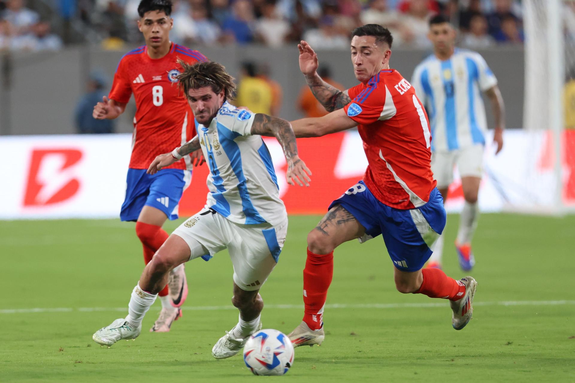 alt Rodrigo de Paul siente que los rivales cambiaron su estilo para enfrentar a Argentina