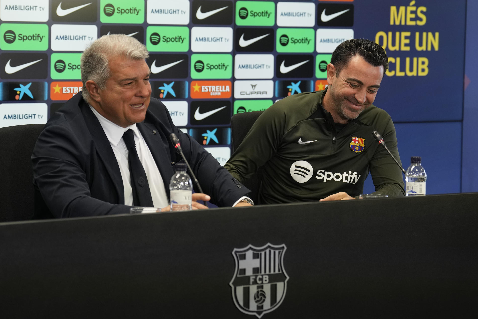 alt Laporta justifica la destitución de Xavi en que dejó de creer en la plantilla