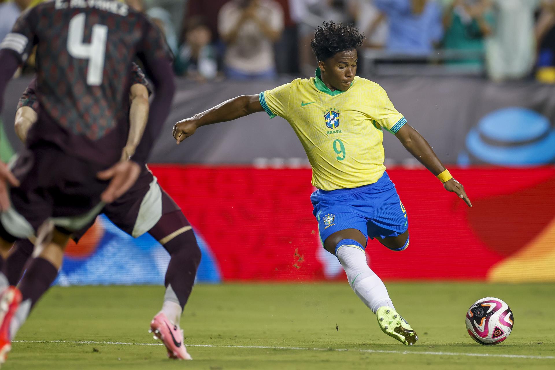 El brasileño Dorival Junior anuncia que Endrick será titular contra Uruguay