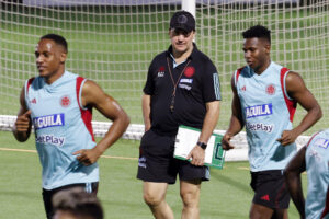 alt Colombia hace el último entrenamiento antes de la semifinal contra Uruguay